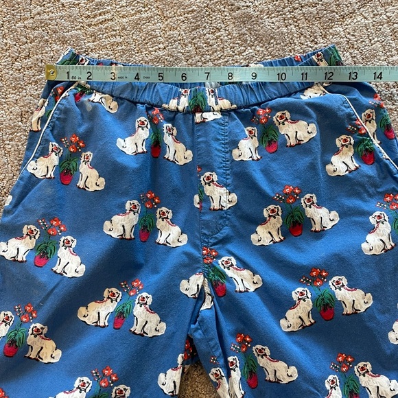 Printfresh Blue Long Pajama Set Dog Pattern, Anthropologie, Organic Cotton, XXS - Picture 10 of 16